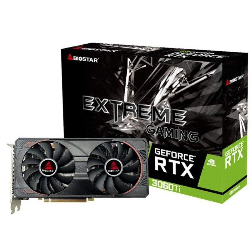 Видео карта BIOSTAR GeForce RTX 3060 TI 8GB GDDR6, BIO-VC-VN3606TM82