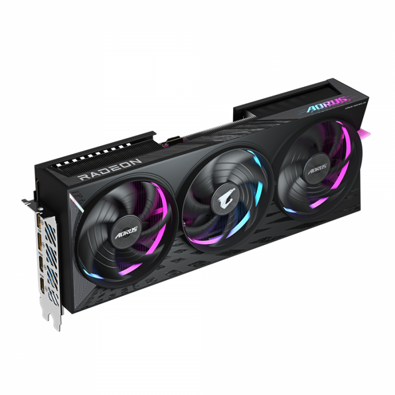 Видео карта GIGABYTE AORUS RADEON RX 9070 XT ELITE 16GB GDDR6, GA-VC-R9070XT-A-E-OC-16GB