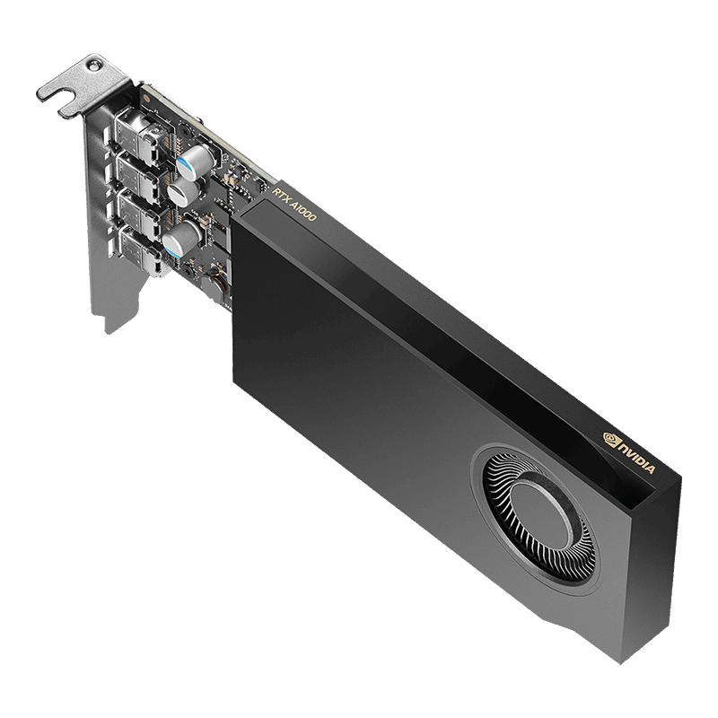 Видео карта PNY VCNRTXA400ATX-PB, RTX A400, 4GB, PCIE 4.0 x8, miniDisplayPort 1.4 (4), PNY-VCNRTXA400-PB