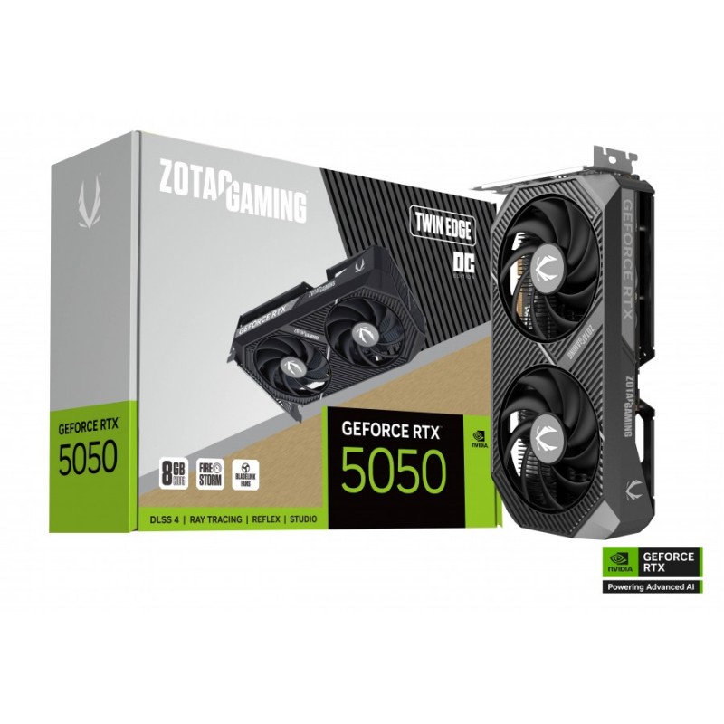 Видео карта ZOTAC GAMING RTX 5050 Twin Edge 8GB OC GDDR6