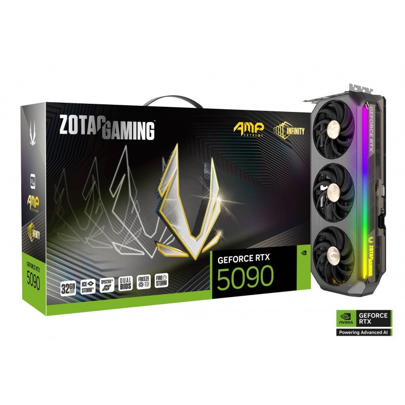 Видео карта ZOTAC GAMING RTX 5090 AMP Extreme INFINITY 32GB GDDR7