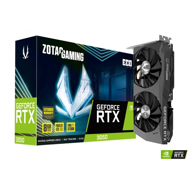 Видеокарта ZOTAC GAMING RTX 3050 ECO 8GB GDDR6