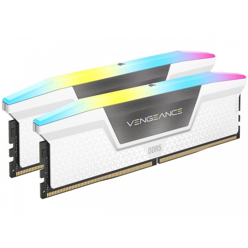 Памет Corsair Vengeance Black RGB 32GB(2x16GB) DDR5 6400MHz CL36 XMP&AMD EXPO, CRS-RAM-CMH32GX5M2B64Z36W