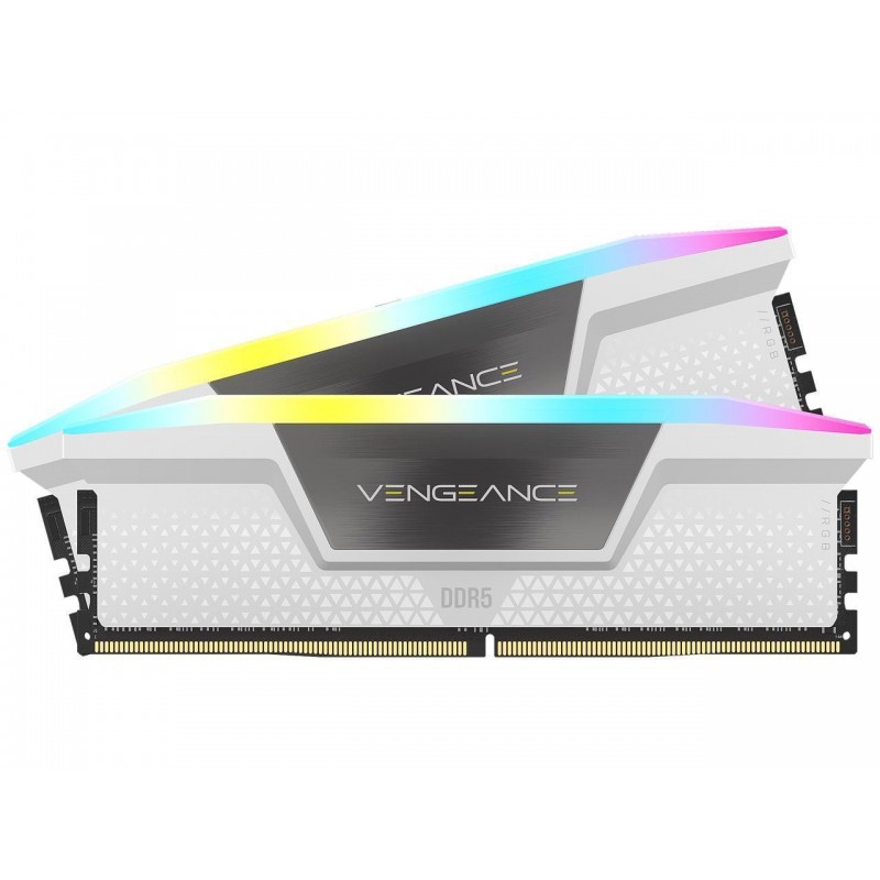 Памет Corsair Vengeance White RGB 32GB(2x16GB) DDR5 6000MHz CL38 Intel XMP, AMD EXPO