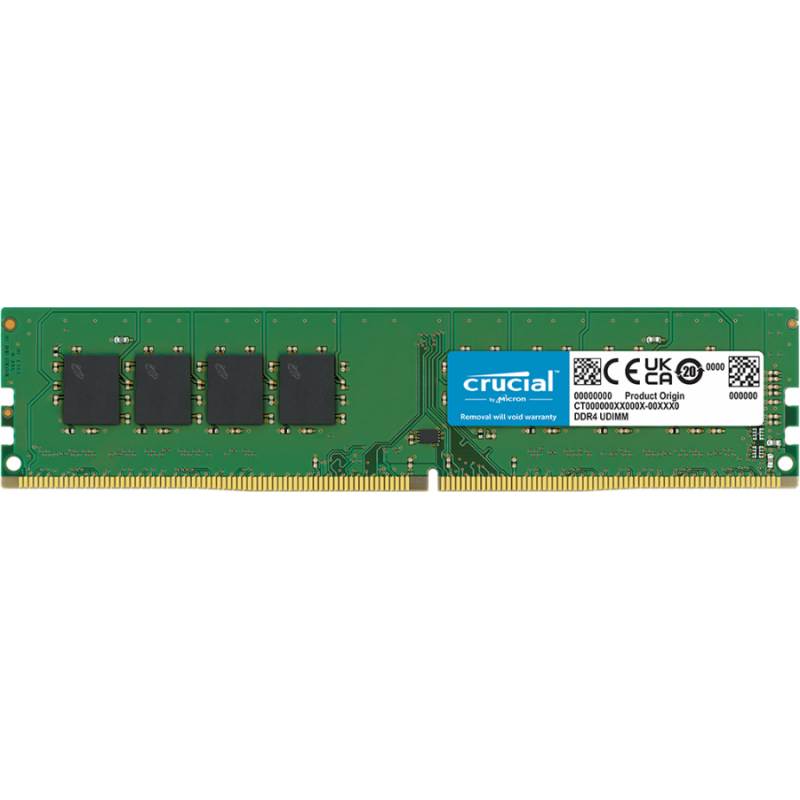 Памет Crucial 8GB DDR4 3200MHz CL22 UDIMM CT8G4DFRA32A