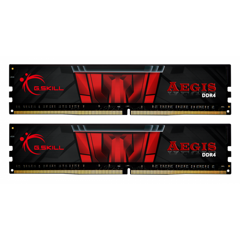 Памет G.SKILL Aegis 32GB(2x16GB) DDR4 PC4-25600 3200MHz CL16 F4-3200C16D-32GIS-GSKILL-F4-3200C16D-32GIS