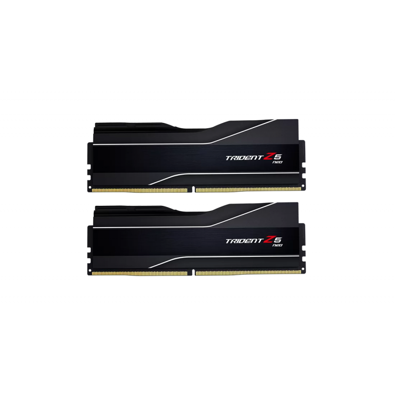 Памет G.SKILL Trident Z5 Neo Black 64GB(2x32GB) DDR5 PC5-48000 6000MHz CL32 F5-6000J3238G32GX2-TZ5N, GSKILL-F5-6000J3238G32GX2
