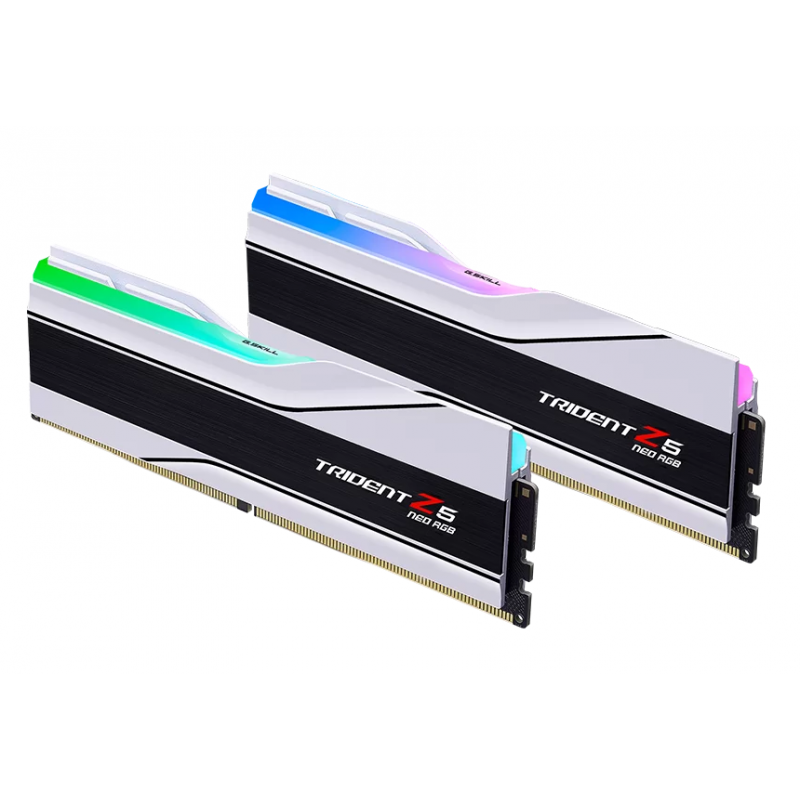 Памет G.SKILL Trident Z5 Neo RGB White 32GB(2x16GB) DDR5 6000MHz CL26 - AMD EXPO, GSKILL-F5-6000J26-TZ5NRW