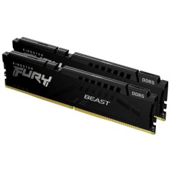 Памет Kingston FURY Beast Black 128GB(2x64GB) DDR5 5600MHz CL36, AMD Expo - KF556C36BBEK2-128