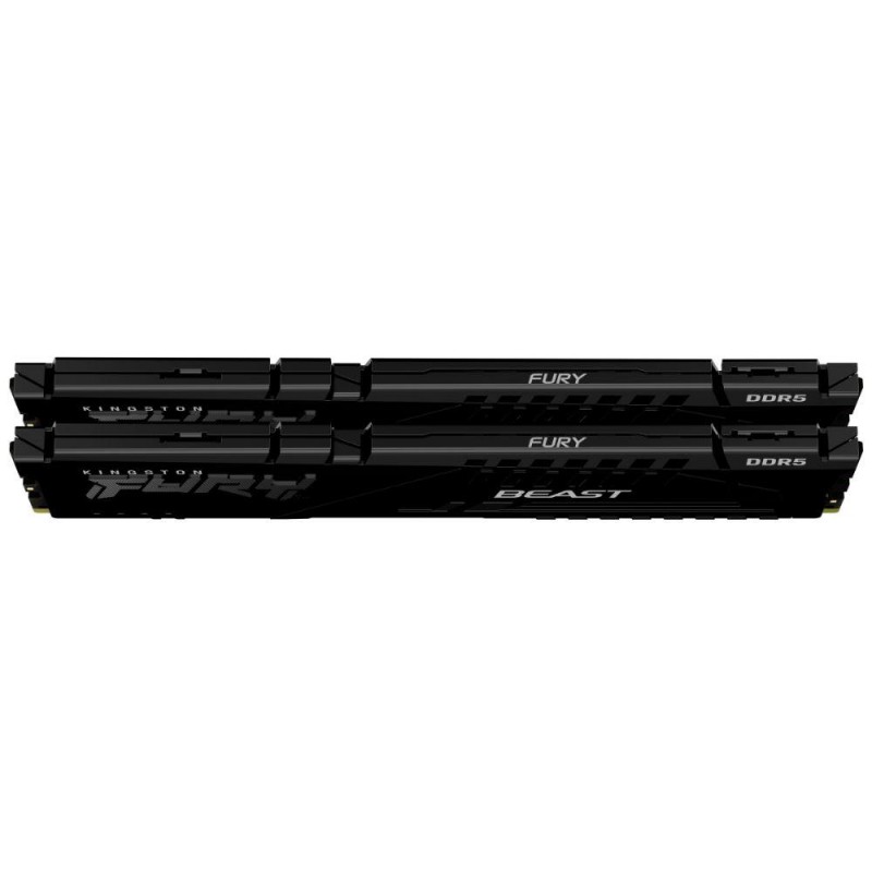 Памет Kingston FURY Beast Black 64GB(2x32GB) DDR5 PC5-41600 5200MHz CL40 KF552C40BBK2-64, KIN-RAM-KF552C40BBK2-64