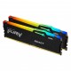 Памет Kingston FURY Beast Black RGB 64GB (2x32GB) DDR5 6000MHz CL30 KF560C30BBEAK2-64 - AMD Expo, KIN-RAM-KF560C30BBEAK2-64
