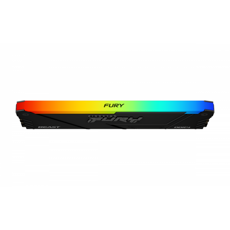 Памет Kingston FURY Beast Black RGB 8GB DDR4 3600MHz CL17 KF436C17BB2A/8, KIN-RAM-KF436C17BB2A-8