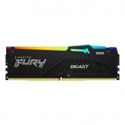 Памет Kingston FURY Beast RGB Black 32GB (2x16GB) DDR5 5600MHz CL40 - Intel XMP