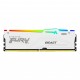 Памет Kingston FURY Beast White RGB 32GB(2x16GB) DDR5 6000MHz CL40, KIN-RAM-560C36BWE2AK2-32