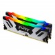 Памет Kingston Fury Renegade Silver/Black RGB 32GB(2x16GB) DDR5 8000MHz CL38 KF580C38RSAK2-32, XMP, KIN-RAM-KF580C38RSAK2-32