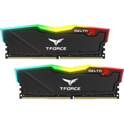 Памет Team Group T-Force Delta RGB Black DDR4 - 32GB (2x16GB) 3600MHz CL18-22-22-42 1.35V