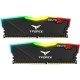 Памет Team Group T-Force Delta RGB Black DDR4 - 32GB (2x16GB) 3600MHz CL18-22-22-42 1.35V-TEAM-RAM-4-BLK-16Gx2-3600