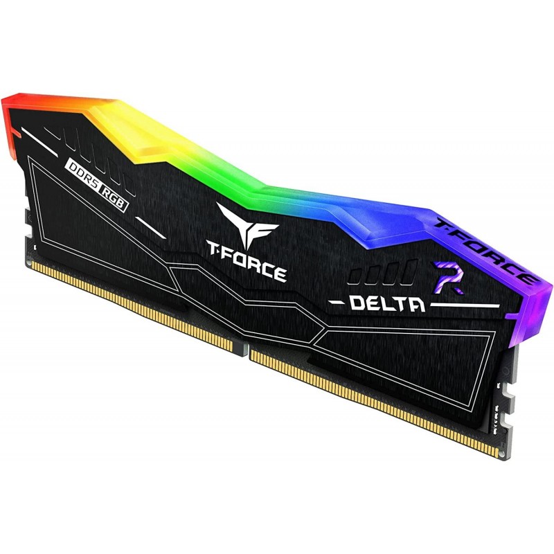 Памет Team Group T-Force Delta RGB DDR5 32GB (2x16GB) 6000MHz CL40 FF3D532G6000HC38ADC01, TEAM-RAM-5-FF3D532G6000