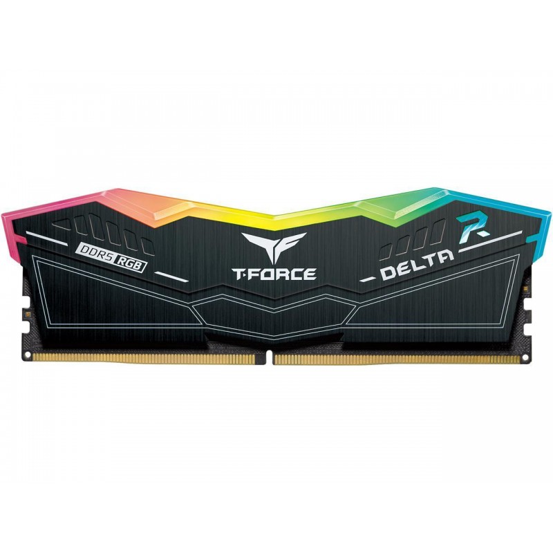 Памет Team Group T-Force Delta RGB, DDR5, 32GB (2x16GB), 6400MHz, CL40-40-40-84, 1.35V, TEAM-RAM-5-DRB32GC40-64