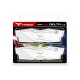 Памет Team Group T-Force Delta RGB White DDR4 - 16GB (2x8GB) 3200MHz CL16-18-18-38 1.35V-TEAM-RAM-4-W-8Gx2-3200