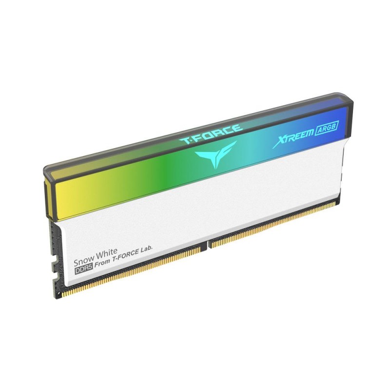 Памет Team Group T-Force XTREEM ARGB White DDR5 32GB(2x16GB) 6000MHz CL30, TEAM-RAM-5-FFAD5-32G