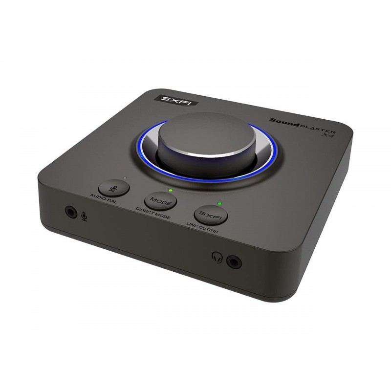 Външна звукова карта Creative Sound Blaster X4, USB-C, DAC, Super X-FI, TOSLINK, CREAT-SND-X4
