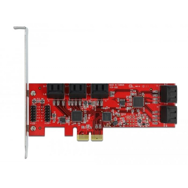 Контролер Delock SATA PCI Express Card - 10 ports-DELOCK-89384