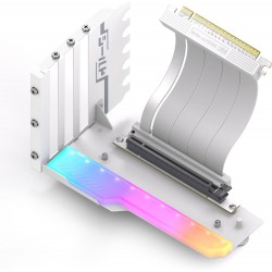 Брекет за вертикален монтаж на GPU EZDIY-FAB RGB PCIe 4.0 Riser Cable 90°