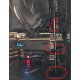 Държач за графична карта COOLMOON CM-VT192, Алуминий, Черен, COOLMOON-VT192-BL