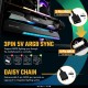 Държач за графична карта EZDIY-FAB ARGB - Черен, EZ-YIHPI341