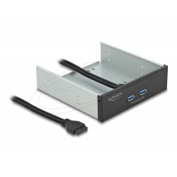 Delock Преден панел за кутия за 5.25″ с 2 x USB 5 Gbps Type-A