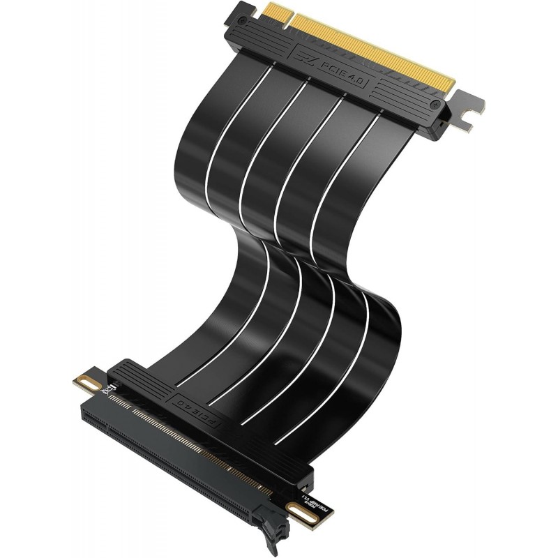 Кабел EZDIY-FAB Riser Cable Straight Connector 200mm PCI-E x16 4.0, EZ-EZDPC172-2