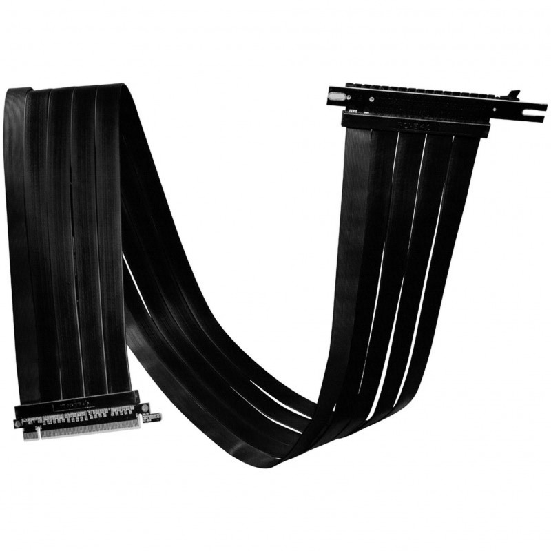 Кабел Lian Li PW-PCIV-4-90X PCIe 4.0 Riser Cable - 900mm, Черен, LL-AC-GELI-934