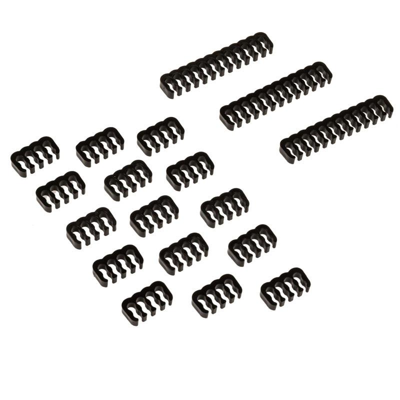 Комплект оплетени кабели Kolink Core, Black/Red, KOLINK-ACC-ZUAD-1285