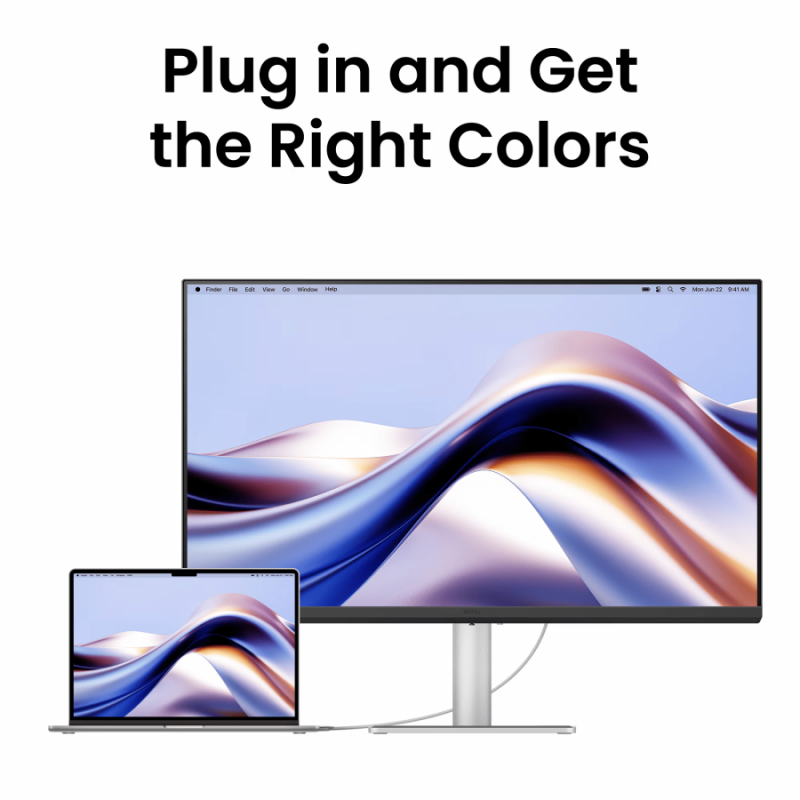 Монитор BenQ MA270U за MacBook- 27 inch IPS 4K(3840x2160), 60Hz, HDMI, DP, USB-C PD, BENQ-MON-MA270U