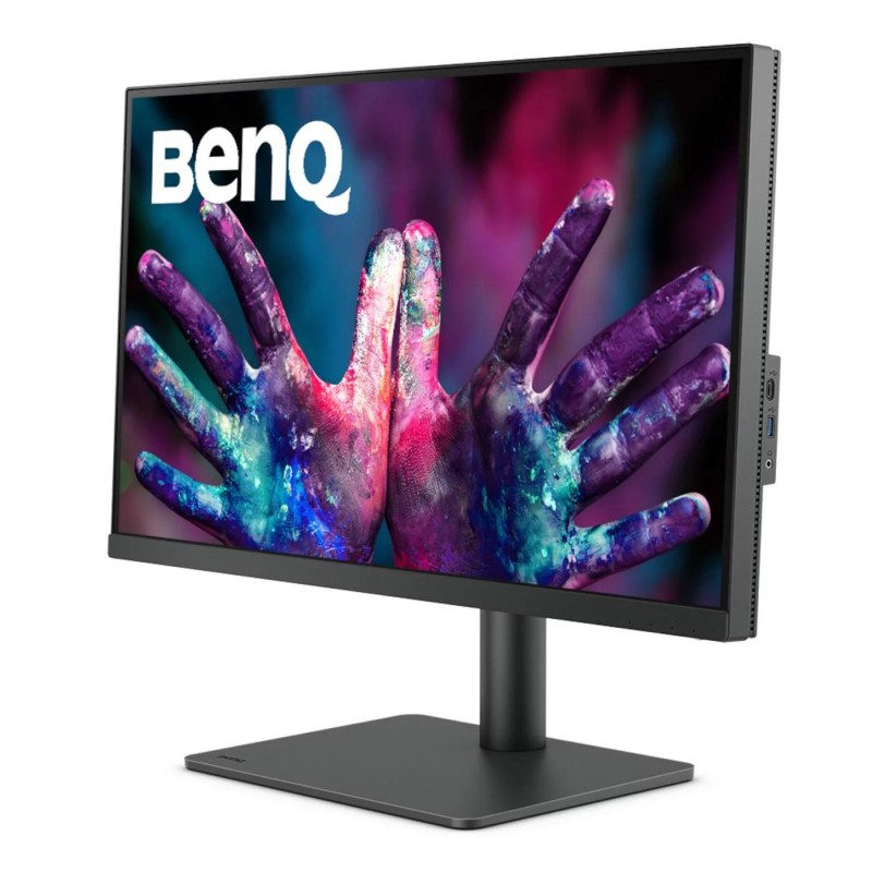 Монитор BenQ PD2705U, IPS, 27 inch, Wide, 4K, IPS, USB-C, HDMI, DisplayPort, Черен, BENQ-MON-PD2705U