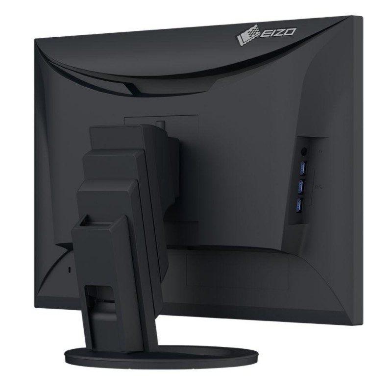 Монитор EIZO FlexScan EV2485, IPS, 24 inch, Wide, UXGA, DisplayPort, HDMI, USB-C, USB Hub, Черен, EIZO-EV2485-BK