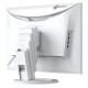 Монитор EIZO FlexScan EV2485, IPS, 24 inch, Wide, UXGA, DisplayPort, HDMI, USB-C, USB Hub, Бял, EIZO-EV2485-WT