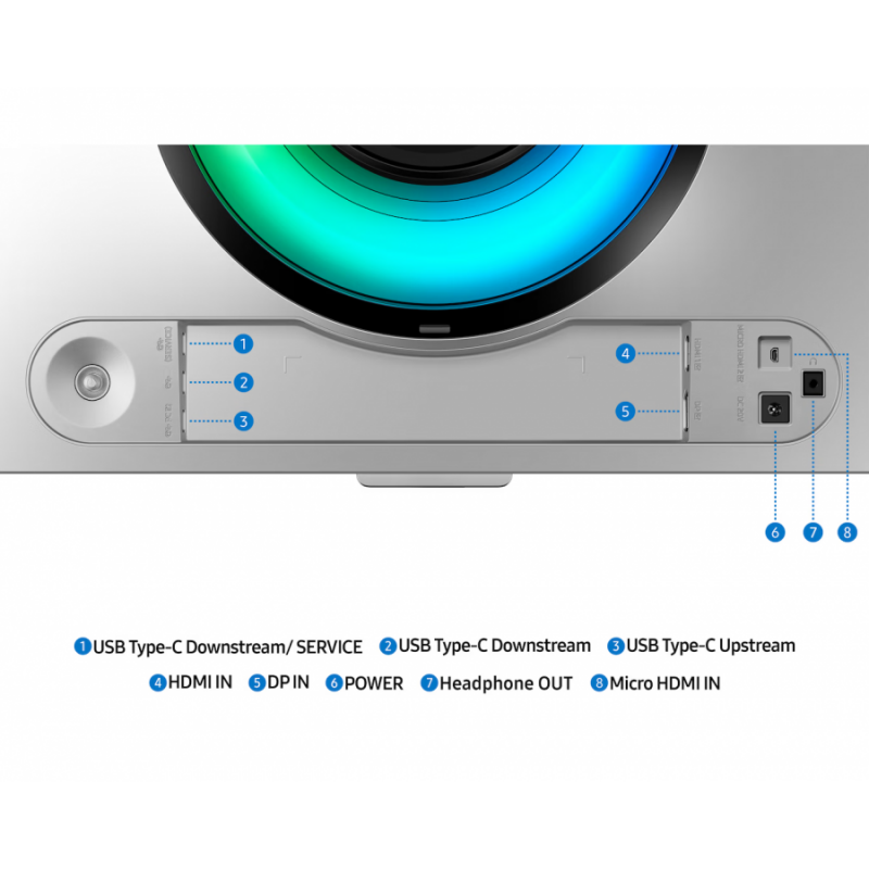 Монитор Samsung Odyssey OLED G9 G93SD - 49" OLED DUAL QHD CURVED 1800R, 240 Hz, 0.03ms