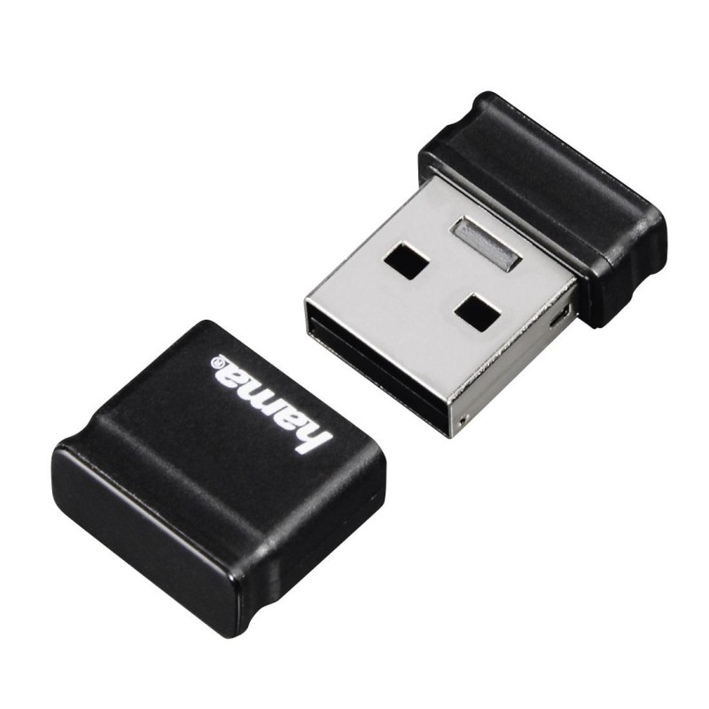 USB памет HAMA Smartly 3in1, 64GB, Micro USB adapter, Черен-Smartly 3in1