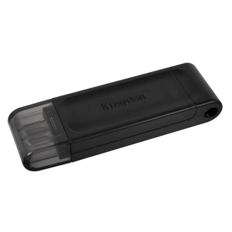 USB памет KINGSTON DataTraveler 70, 256GB, USB-C 3.2 Gen 1, Черна, KIN-USB-DT70-256GB