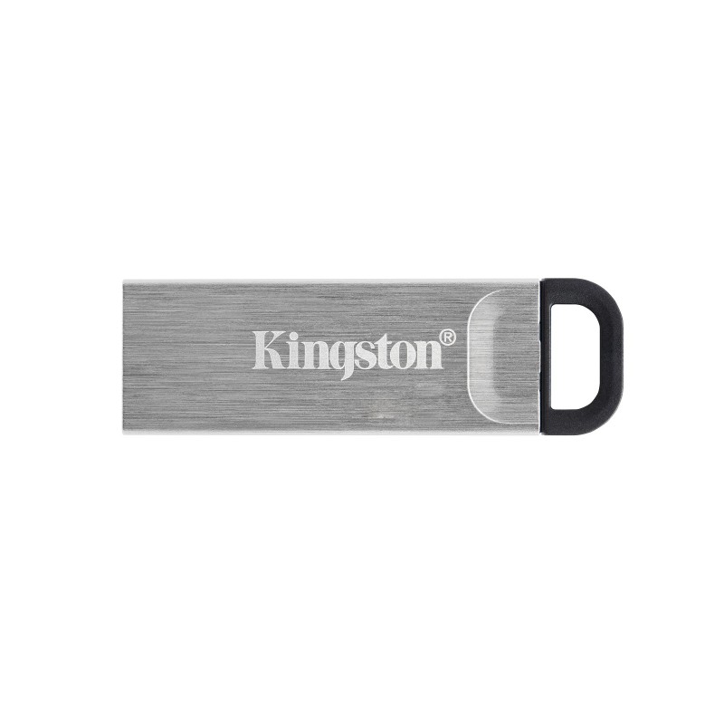 USB памет KINGSTON DataTraveler Kyson 64GB, USB 3.2 Gen 1, Сребрист-KIN-USB-DTKN-64GB