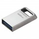USB памет KINGSTON DataTraveler Micro, 128GB, USB-A 3.2 Gen 1, Сребрист, KIN-USB-DTMC3G2-128GB