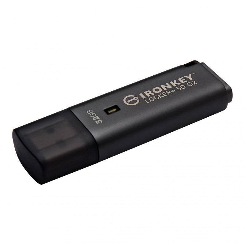 USB памет KINGSTON IronKey Locker+ 50 G2 - 32GB, XTS-AES 256-bit