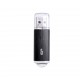 USB памет SILICON POWER Ultima U02, 8GB, USB 2.0 Черен, SLP-USB-U02V1K-8GB
