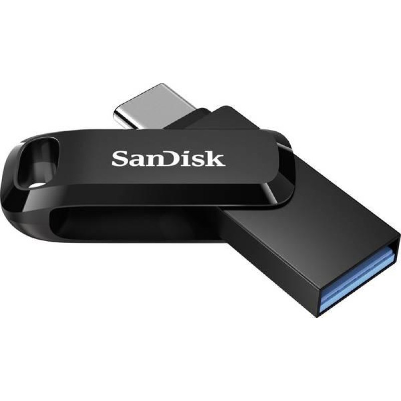 USB памет SanDisk Ultra Dual Drive Go, 32 GB, USB 3.2 1st Gen (USB 3.0), Черен, SD-USB-DDDC3-032G-G46