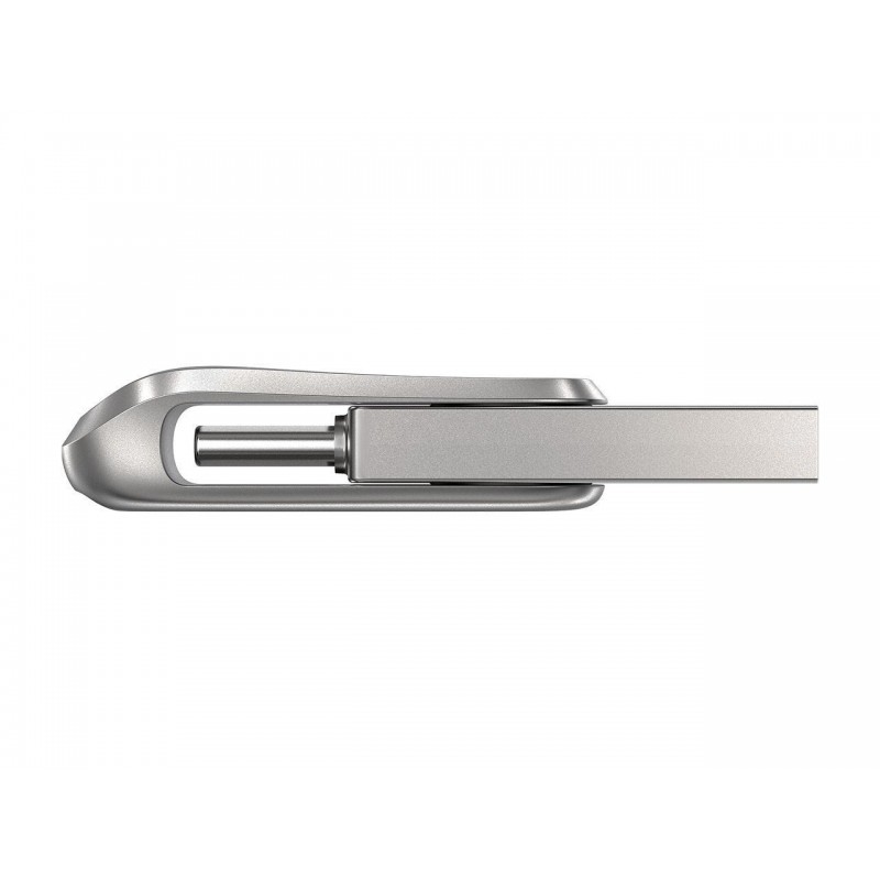 USB памет SanDisk Ultra Dual Drive Luxe, 256GB, USB 3.1 Gen 1, USB-C, Сребрист, SD-USB-DDDC4-256G-G46