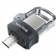 USB памет SanDisk Ultra Dual Drive m3.0, 64GB, OTG, Черен-SD-USB-DD3-064G-G46