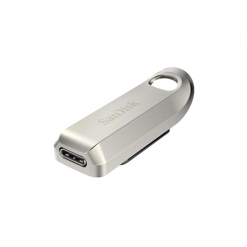 USB памет SanDisk Ultra Luxe, 128GB, USB 3.2 Gen 1, USB-C, Сребрист, SD-USB-CZ75-128G-G46