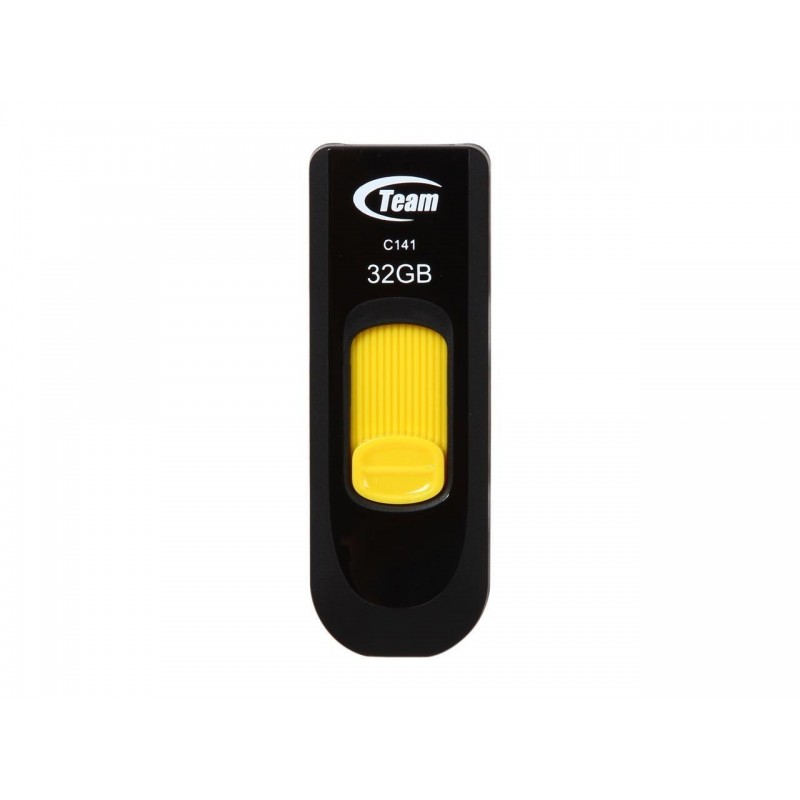 USB памет Team Group C141 32GB, USB 2.0, Жълт-TC14132GY01